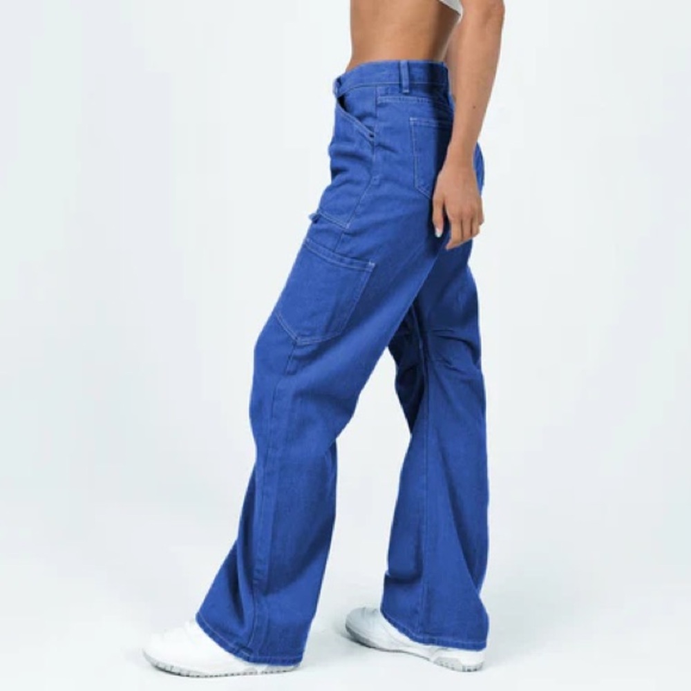 Lioness Blue Wide-Leg Pants